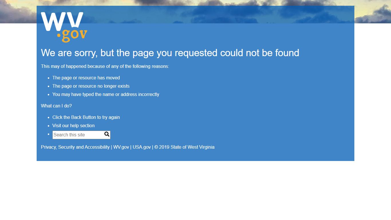 Search - OIS Search - WVDE